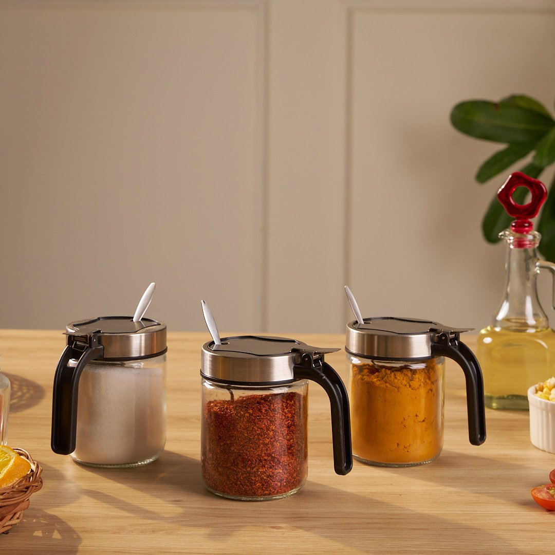 Glazen Kruiden Organizer - SpiceFlow - Strak Design - Gemakkelijk Toegang