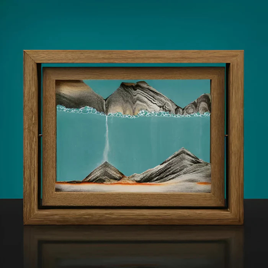 Draaiende Zandkunst - SandScape - 3D Sculptuur - Stromend Zand