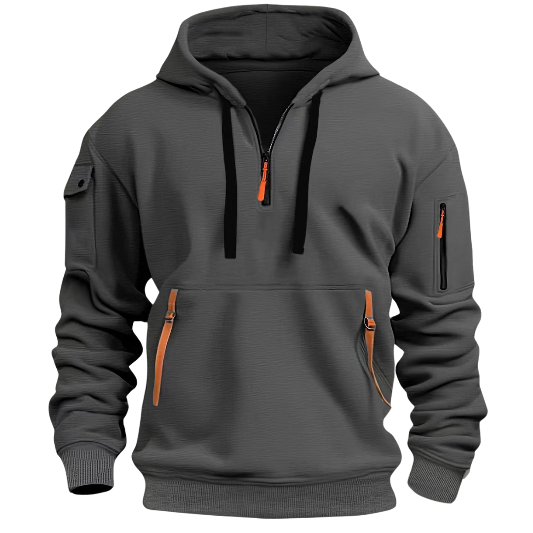 Hoodie - UrbanFlex - Multi-Pocket Ontwerp - Casual Comfort