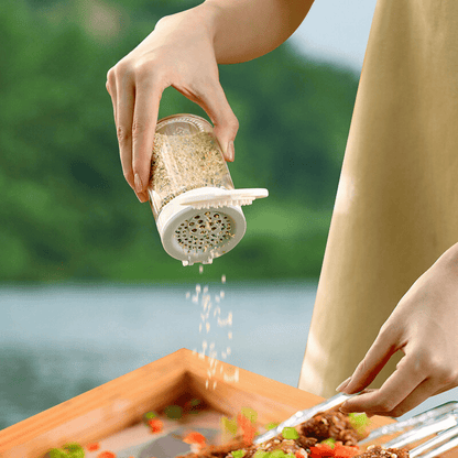 Kruidendoos - SpiceMaster - Dubbeldeksel Ontwerp - Efficiënte Opslag