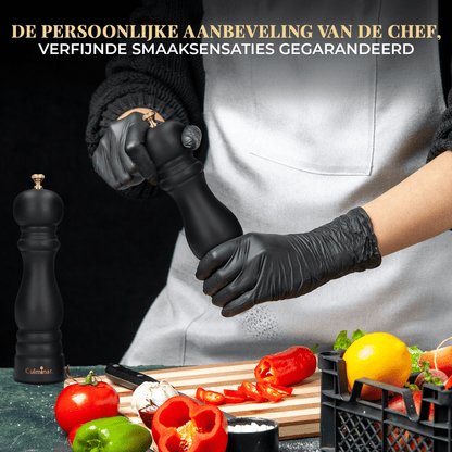 Peper- en Zoutmolen Set - GrindMaster - Precisie Malen - Verstelbare Instellingen