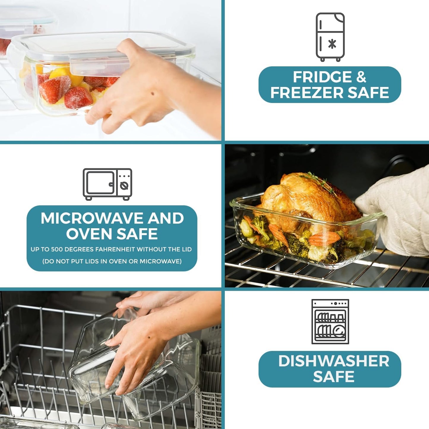 Luchtdichte Opbergpotten - StoreMax - Duurzame Sluitingen - Stapelbaar Ontwerp