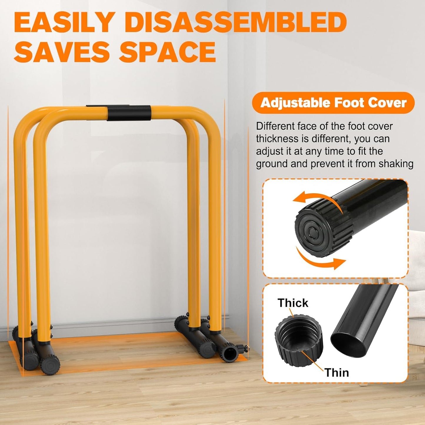 Dipstation - FlexFit - Stevig ontwerp - Push-Up Stand