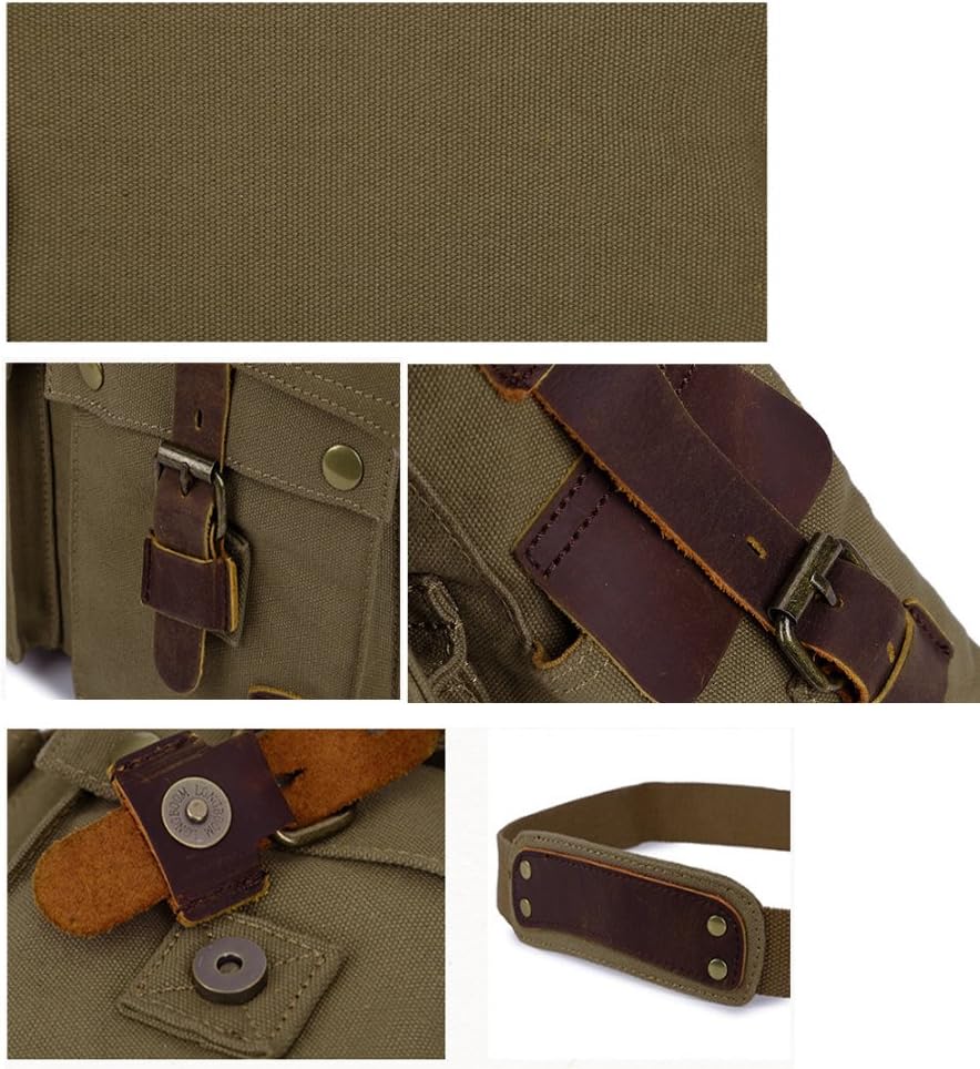 Schoudermodel - RetroCarryX - Vintage Canvas - Crossbody Ontwerp