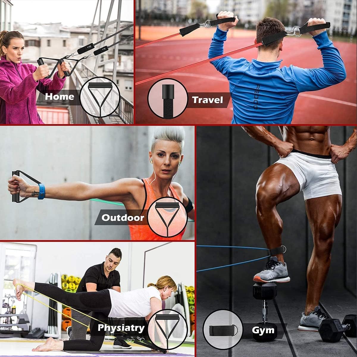 Weerstandsbanden - PowerFlex - Verstelbare Kracht - Mobiliteitstraining