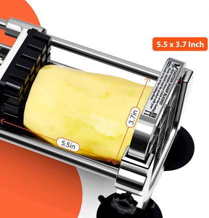 Aardappel Frietsnijder - Fryzor - Roestvrijstalen Mes - Handige Keukentool