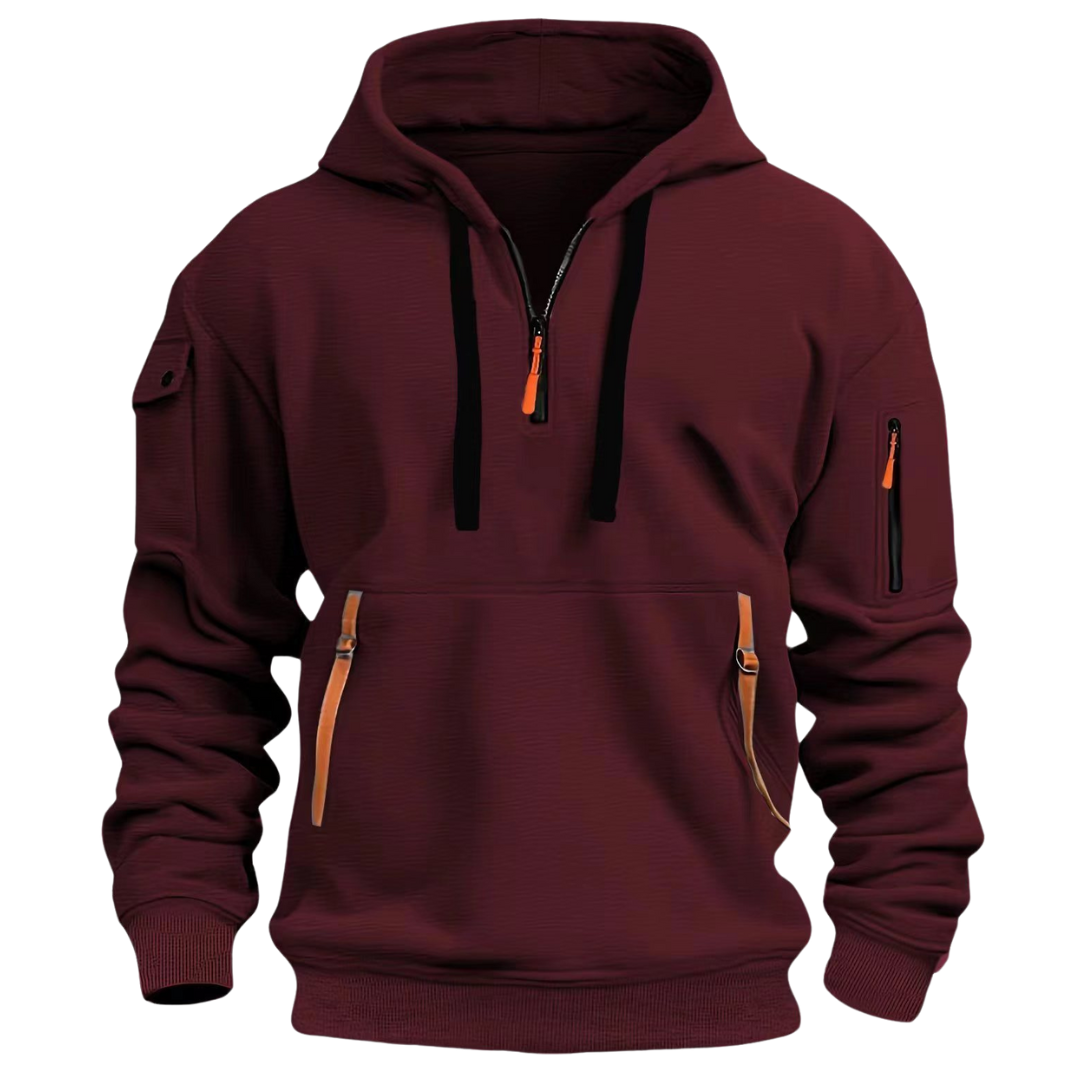Hoodie - UrbanFlex - Multi-Pocket Ontwerp - Casual Comfort