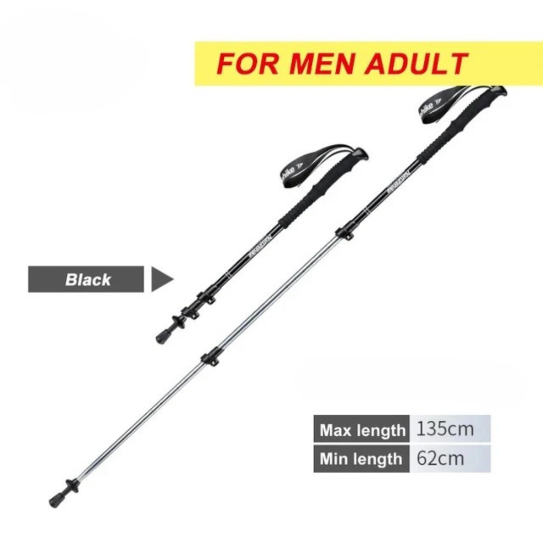 Telescoop Wandelstok - FlexiGrip - Verstelbaar - Lichtgewicht