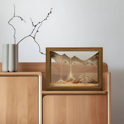 Draaiende Zandkunst - SandScape - 3D Sculptuur - Stromend Zand