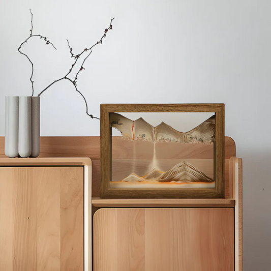 Draaiende Zandkunst - SandScape - 3D Sculptuur - Stromend Zand