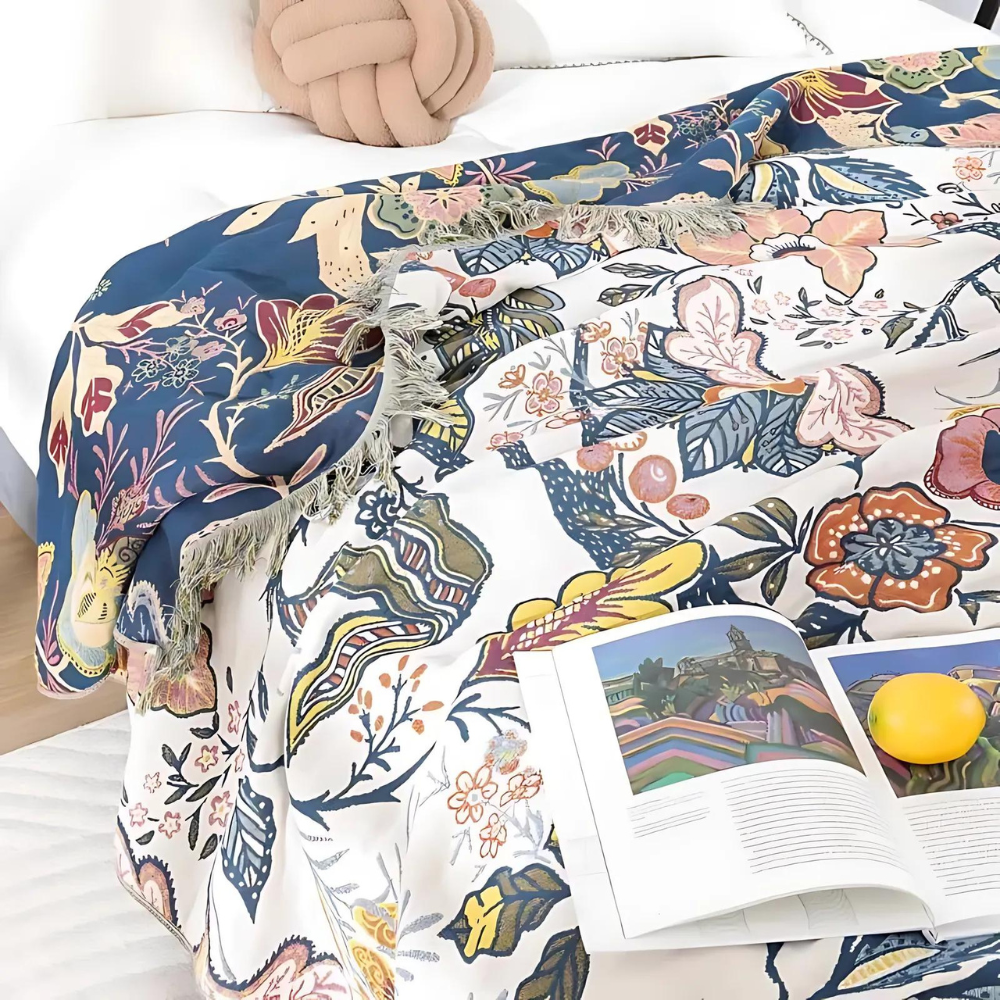 Flora Deken - Artista - Rustieke Ontwerp - Gezellige Textuur