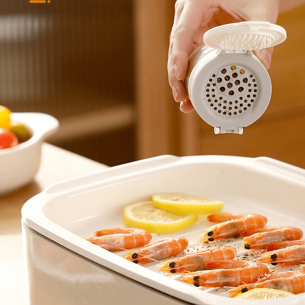 Kruidendoos - SpiceMaster - Dubbeldeksel Ontwerp - Efficiënte Opslag