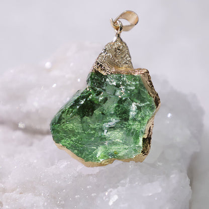 Moldaviet Kristallen Ketting - Verdana - Rauwe Edelsteen Energie - Helende Sieraden