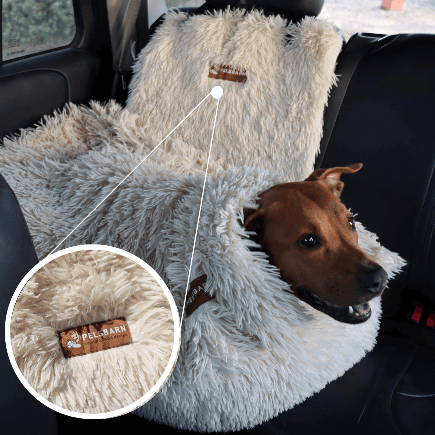 Honden Autostoel - TravelBuddy - Veilige Ontwerp - Eenvoudig te Installeren