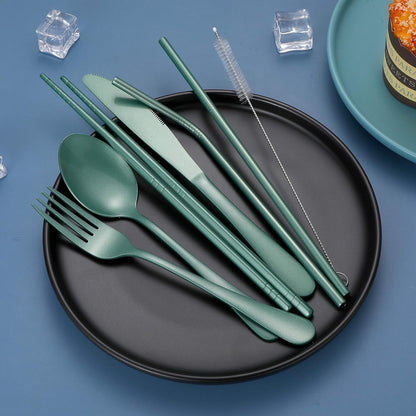 Draagbare Bestekset - TravelPro - Compact Ontwerp - Roestvrijstalen Kwaliteit