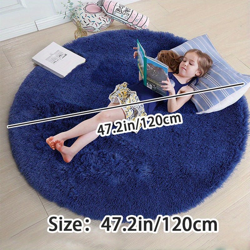 Ronde Pluche Vloerkleed - FluffiLux - Ultrafijn Zacht - Vervaagbestendig
