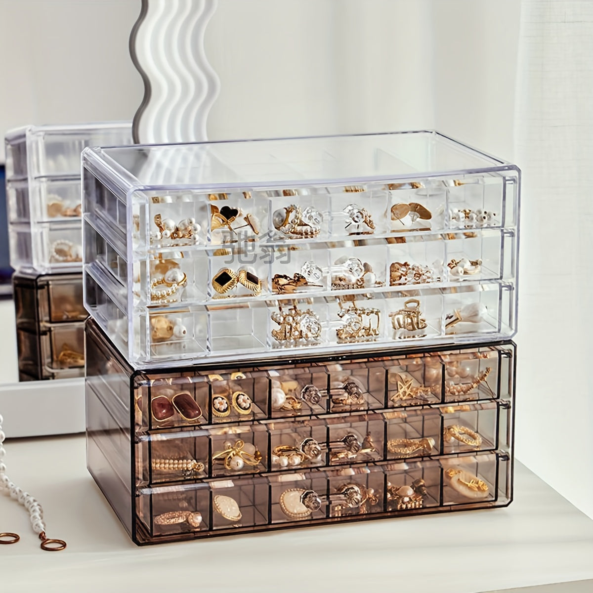 Sieraden Organizer - ElegancePro - Luxe Opslag - 72 Vakken
