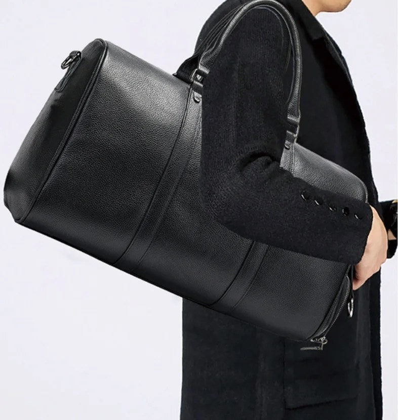 Lederen Carry-On Tas - LuxeBag - Premium Kwaliteit - Stijlvolle Reizen