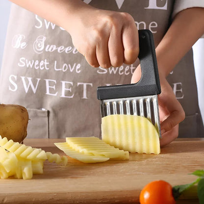 Golfsnijder - VegiSlice - Golfvormige Sneden - Makkelijke Bereiding