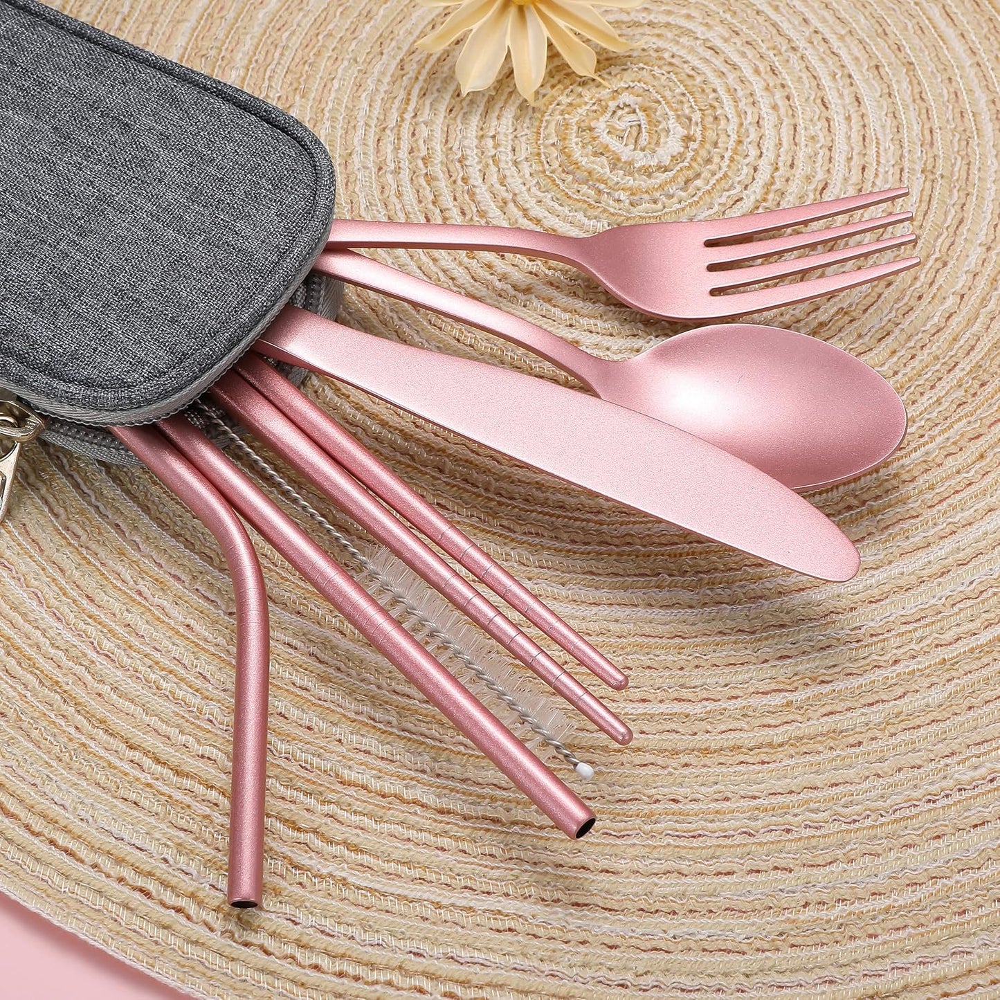 Draagbare Bestekset - TravelPro - Compact Ontwerp - Roestvrijstalen Kwaliteit