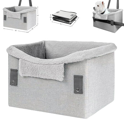 Hond Autostoel - TravelPet - Opvouwbaar Design - Veiligheidsgrepen