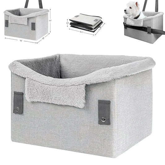 Hond Autostoel - TravelPet - Opvouwbaar Design - Veiligheidsgrepen