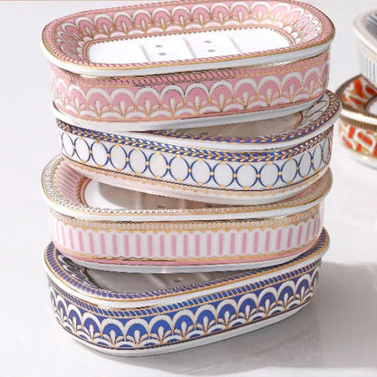 Zeepbakje - DecoLux - Keramisch Design - Tijdloze Art Deco