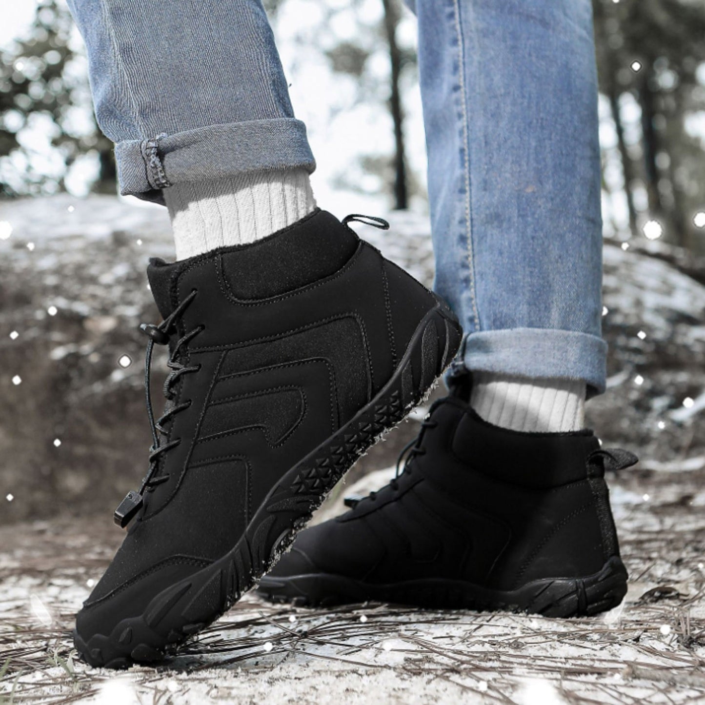 Winter Barefoot Schoenen - ArcticStep - Waterdichte Warmte - Duurzame Grip