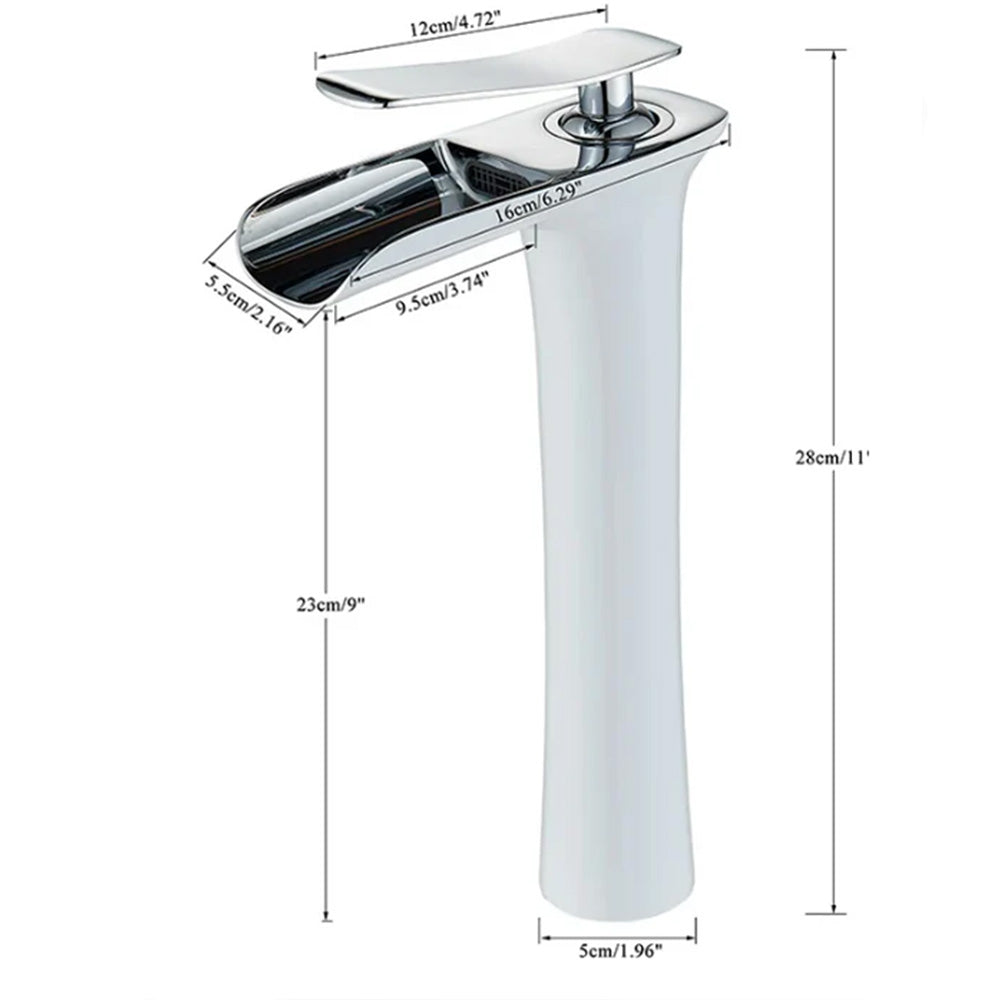 Wastafelkraan - AquaFlow - Modern Ontwerp - Watervaluitloop