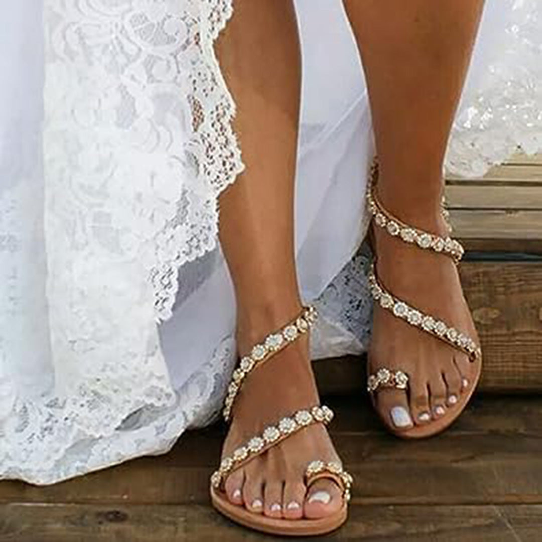 Sandalen - BohoStyle - Beaded Design - Comfortabele Zool