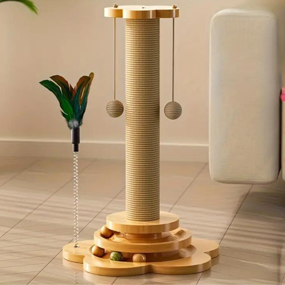 Krabpaal - PetCraft - Houten Design - Duurzaam Materiaal