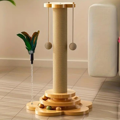 Krabpaal - PetCraft - Houten Design - Duurzaam Materiaal