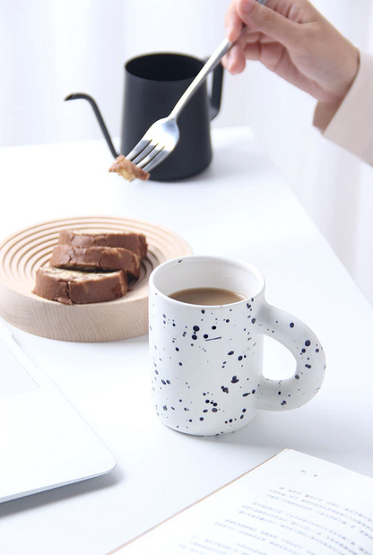 Keramische Mok - PureCup - Geometrisch Ontwerp - Elegante Woondecoratie