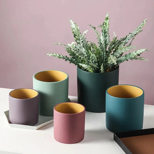 Bloempot - ElegantSphere - Handgemaakt Keramiek - Ronde Design