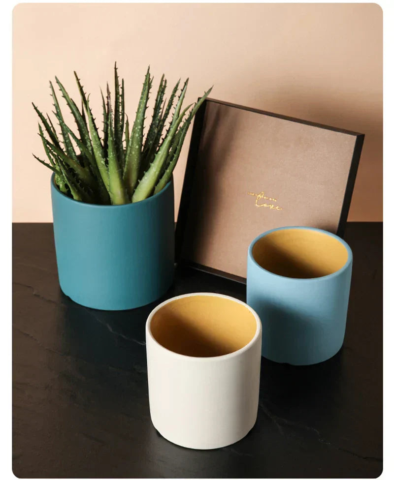 Bloempot - ElegantSphere - Handgemaakt Keramiek - Ronde Design