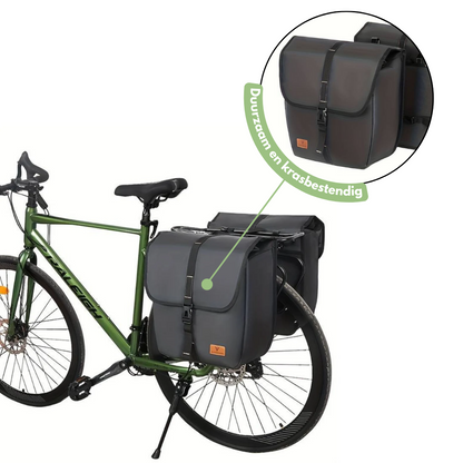 Waterdichte Fietstas - RideGuard - Grote Capaciteit - Duurzaam Ontwerp