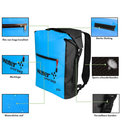 Rugzak - AquaTrek - Waterdicht - Compact Ontwerp