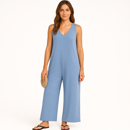 Jumpsuit - SummerFit - Mouwloos Design - V-Hals Stijl