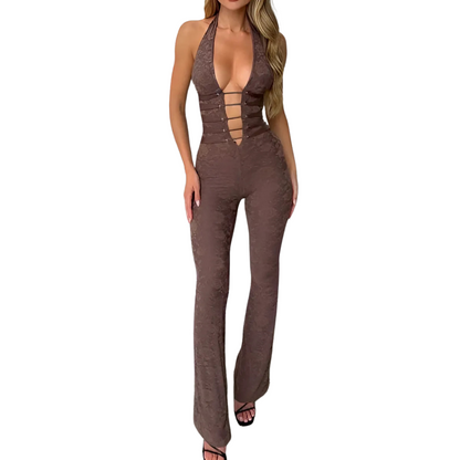 Jumpsuit - EasyFit - Mouwloos Design - Relaxed Fit