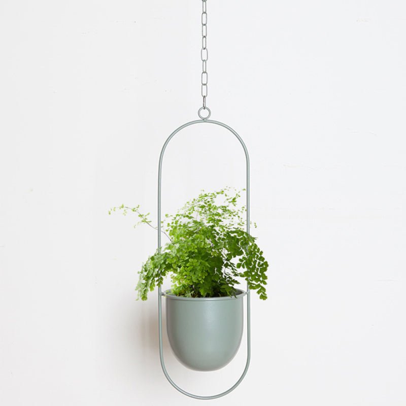 Hangende Bloempot - DecoBloom - Metalen Ketting - Elegante Uitstraling