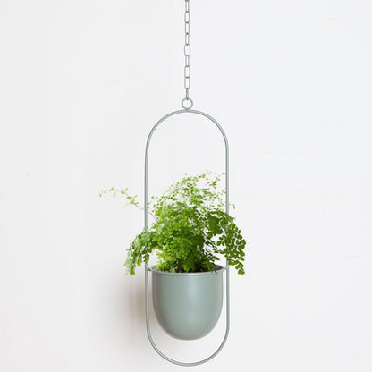 Hangende Bloempot - DecoBloom - Metalen Ketting - Elegante Uitstraling
