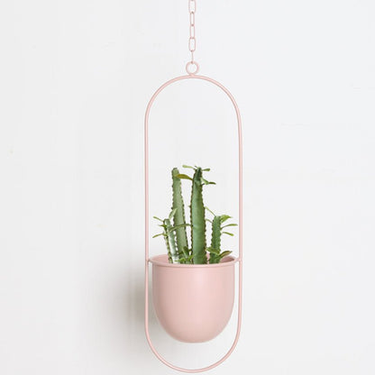 Hangende Bloempot - DecoBloom - Metalen Ketting - Elegante Uitstraling