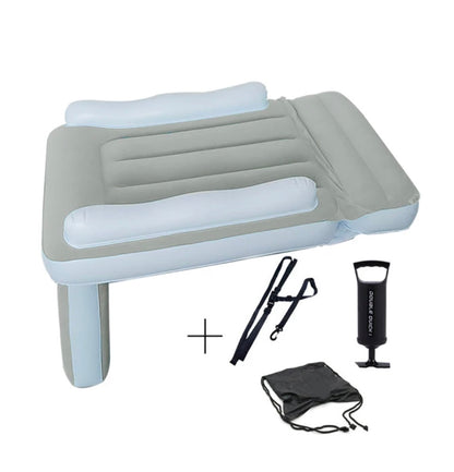 Opblaasbaar Vliegtuigbed - FlyEase - Comfortabel Rust - Draagbaar Ontwerp