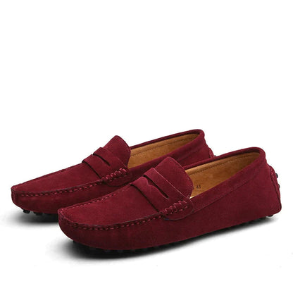 Casual Schoenen - ModeFlex - Handgemaakte Suède - Comfortabele Loafers
