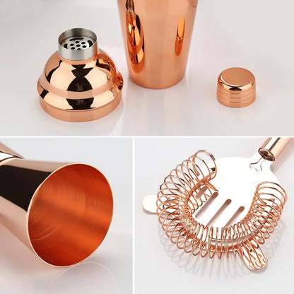 Cocktailshakerset - MixMaster - 16-delig bargereedschap - Roestvrij staal