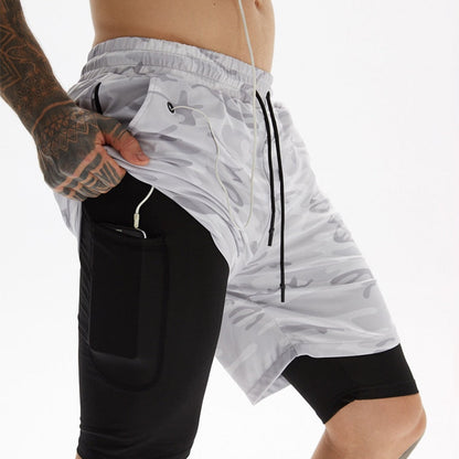 Sportshorts - FlexFit - Compressie Ondersteuning - Sneldrogend