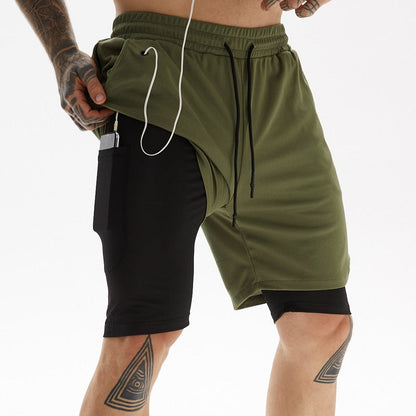 Sportshorts - FlexFit - Compressie Ondersteuning - Sneldrogend
