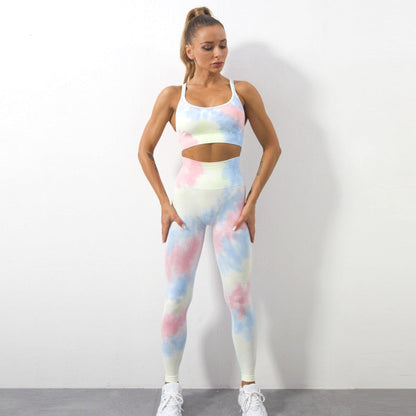 Sportoutfit - Flexura - Tie-Dye Ontwerp - Werkout Comfort