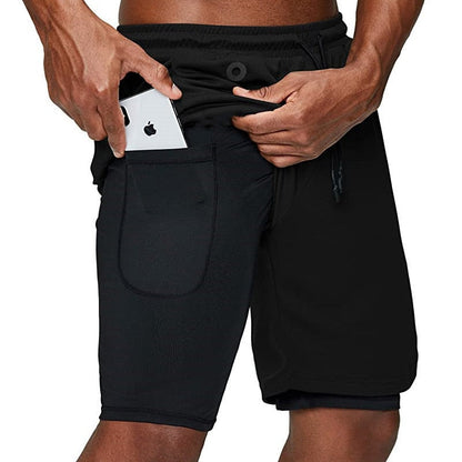 Sportshorts - FlexFit - Compressie Ondersteuning - Sneldrogend