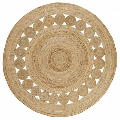 Vloerkleed - EcoStyle - Natuurlijke Jute - Omkeerbaar Design